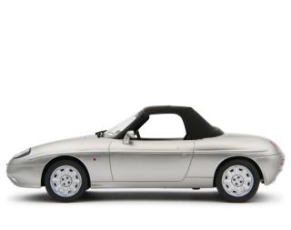 Fiat Barchetta 1995 Grigio Steel Met. Laudoracing 1:18 Resinemodell (Türen, Motorhaube... nicht zu öffnen!)