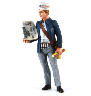 Figur JOSEPH, NEWSPAPER SELLER Le Mans Miniatures 1:18