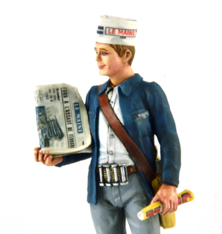 Figur JOSEPH, NEWSPAPER SELLER Le Mans Miniatures 1:18