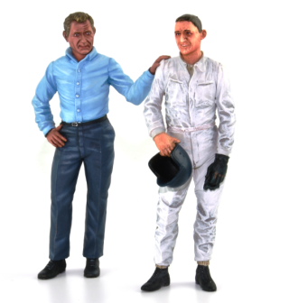 Figur MR CARROLL WITHOUT HAT Le Mans Miniatures 1:18