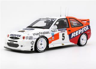 Ford Escort WRC Rallye Catalunya 1997 Carlos Sainz / Luis Moya OttO mobile 1:18 Resinemodell (Türen, Motorhaube... nicht zu öffnen!)