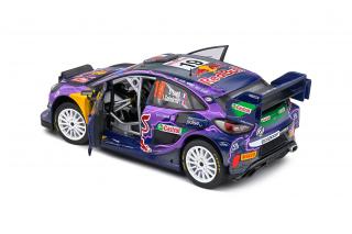 Ford Puma WRC #19 RALLY MONTE CARLO 2022 Fahrer: S.Loeb/I. Galmiche S1809502 Solido 1:18 Metallmodell