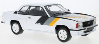 Opel Ascona B 400, weiss/Dekor, 1982 IXO 1:18 Metallmodell (Türen/Hauben nicht zu öffnen!)