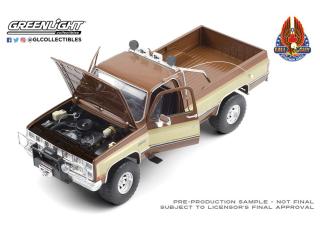 GMC K-2500 Sierra Grande Wideside 1982 \"Ein Colt für alle Fälle - Fall Guy Stuntman Association\" Greenlight 1:18