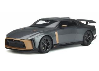 NISSAN GT-R 50 By ITALDESIGN Liquid Kinetic grey 2018 GT Spirit 1:18 Resinemodell (Türen, Motorhaube... nicht zu öffnen!)
