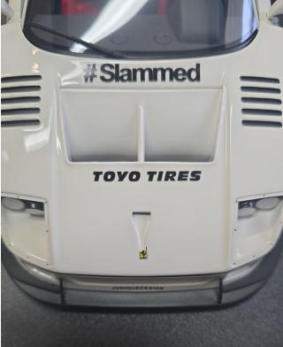 Ferrari logo damaged!LB-Works F40 White 2023 GT Spirit 1:18 Resinemodell (Türen, Motorhaube... nicht zu öffnen!)