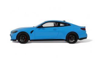 BMW M4 CS RIVIERA BLUE 2024 GT Spirit 1:18 Resinemodell (Türen, Motorhaube... nicht zu öffnen!)