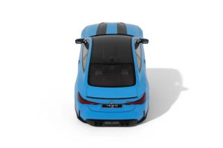 BMW M4 CS RIVIERA BLUE 2024 GT Spirit 1:18 Resinemodell (Türen, Motorhaube... nicht zu öffnen!)