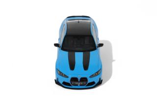 BMW M4 CS RIVIERA BLUE 2024 GT Spirit 1:18 Resinemodell (Türen, Motorhaube... nicht zu öffnen!)