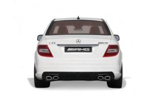 MERCEDES-BENZ C63 AMG DIAMOND WHITE 2007 GT Spirit 1:18 Resinemodell (Türen, Motorhaube... nicht zu öffnen!)