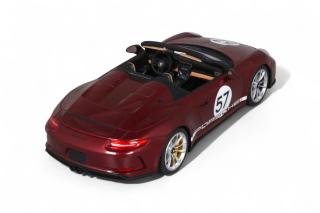 PORSCHE 911 [991.2] SPEEDSTER \"HERITAGE EDITION\" CHERRY METALLIC 2019 GT Spirit 1:18 Resinemodell (Türen, Motorhaube... nicht zu öffnen!)