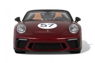 PORSCHE 911 [991.2] SPEEDSTER \"HERITAGE EDITION\" CHERRY METALLIC 2019 GT Spirit 1:18 Resinemodell (Türen, Motorhaube... nicht zu öffnen!)