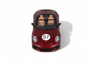 PORSCHE 911 [991.2] SPEEDSTER \"HERITAGE EDITION\" CHERRY METALLIC 2019 GT Spirit 1:18 Resinemodell (Türen, Motorhaube... nicht zu öffnen!)