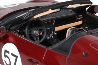 PORSCHE 911 [991.2] SPEEDSTER \"HERITAGE EDITION\" CHERRY METALLIC 2019 GT Spirit 1:18 Resinemodell (Türen, Motorhaube... nicht zu öffnen!)
