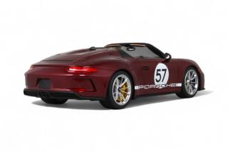 PORSCHE 911 [991.2] SPEEDSTER \"HERITAGE EDITION\" CHERRY METALLIC 2019 GT Spirit 1:18 Resinemodell (Türen, Motorhaube... nicht zu öffnen!)