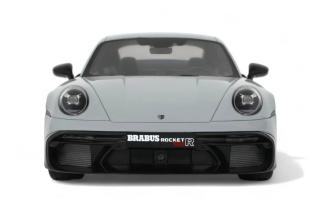 BRABUS 900 ROCKET-R (Porsche 911) NARDO GREY 2023 GT Spirit 1:18 Resinemodell (Türen, Motorhaube... nicht zu öffnen!)