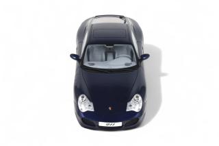 PORSCHE 911 [996.2] CARRERA 4S DARK BLUE 2002 GT Spirit 1:18 Resinemodell (Türen, Motorhaube... nicht zu öffnen!)