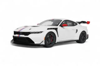FORD MUSTANG GTD \"SPIRIT OF AMERICA\" PERFORMANCE WHITE 2025 GT Spirit 1:18 Resinemodell (Türen, Motorhaube... nicht zu öffnen!)