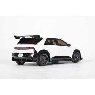 HYUNDAI IONIQ 5N DK EDITION ATLAS WHITE MATT 2025 OttO mobile 1:18 Resinemodell (Türen, Motorhaube... nicht zu öffnen!)