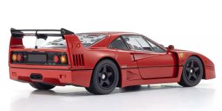 Ferrari F40 \"Light Weight\" mit rotem LM-Heckflügel Kyosho 1:18 Metallmodell
