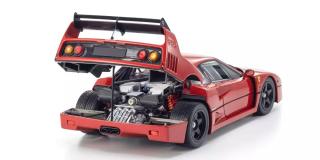 Ferrari F40 \"Light Weight\" mit rotem LM-Heckflügel Kyosho 1:18 Metallmodell