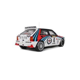 LANCIA DELTA HF INTEGRALE GR.A WHITE D. AURIOL RALLY MONTE CARLO 1992 OttO mobile 1:12 Resinemodell (Türen, Motorhaube... nicht zu öffnen!)