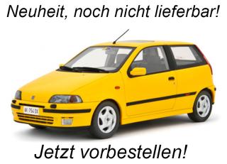 Fiat Punto GT 1400 2° serie 1996 Giallo Laudoracing 1:18 Resinemodell (Türen, Motorhaube... nicht zu öffnen!)