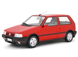 Fiat Uno Turbo i.e. 1.4 1990 ROSSO Laudoracing 1:18 Resinemodell (Türen, Motorhaube... nicht zu öffnen!)