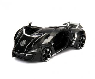 Marvel Avengers Black Panther & Lykan Hypersport Jada 1:24