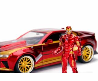 Marvel Avengers Iron Man 2016 Chevy Camaro SS Jada 1:24