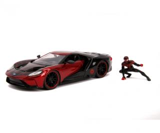 Marvel Spider-Man Miles Morales & 2017 Ford GT   Jada 1:24