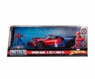 Marvel Spider-Man & 2017 Ford GT Jada 1:24