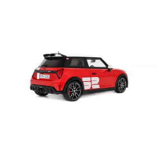 Mini Cooper JCW 1965 Victory Edition Chili Red 2026 OttO mobile 1:18 Resinemodell (Türen, Motorhaube... nicht zu öffnen!)
