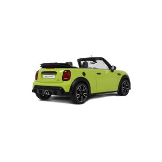 MINI JCW CABRIO ZESTY YELLOW C5H 2021 OttO mobile 1:18 Resinemodell (Türen, Motorhaube... nicht zu öffnen!)