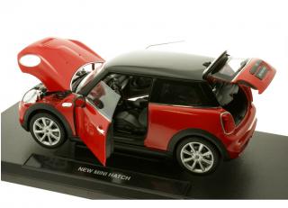 New Mini Cooper Hatch Rot Welly 1:18