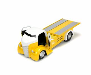 M&Ms Yellow & 1947 Ford COE Flatbed   Jada 1:24