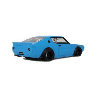 NISSAN SKYLINE 2000 GT-R (KPGC110) BY LB-WORKS BLUE 2024 OttO mobile 1:18 Resinemodell (Türen, Motorhaube... nicht zu öffnen!)