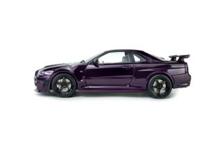 Nissan Skyline GT-R (BNR34) Z-TUNE – midnight purple – 1999 S1804311 Solido 1:18 Metallmodell