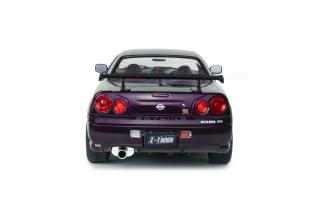 Nissan Skyline GT-R (BNR34) Z-TUNE – midnight purple – 1999 S1804311 Solido 1:18 Metallmodell
