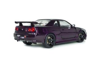 Nissan Skyline GT-R (BNR34) Z-TUNE – midnight purple – 1999 S1804311 Solido 1:18 Metallmodell