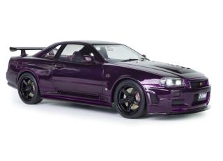 Nissan Skyline GT-R (BNR34) Z-TUNE – midnight purple – 1999 S1804311 Solido 1:18 Metallmodell
