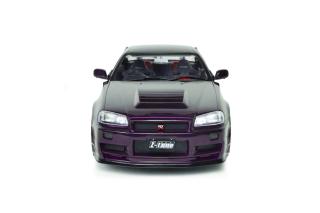 Nissan Skyline GT-R (BNR34) Z-TUNE – midnight purple – 1999 S1804311 Solido 1:18 Metallmodell