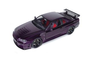 Nissan Skyline GT-R (BNR34) Z-TUNE – midnight purple – 1999 S1804311 Solido 1:18 Metallmodell