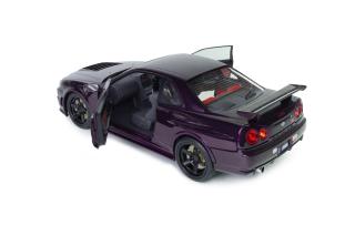Nissan Skyline GT-R (BNR34) Z-TUNE – midnight purple – 1999 S1804311 Solido 1:18 Metallmodell