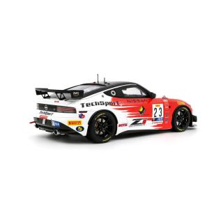 NISSAN Z GT4 WHITE #23 2023  OttO mobile Project Cars 1:18 Resinemodell (Türen, Motorhaube... nicht zu öffnen!)