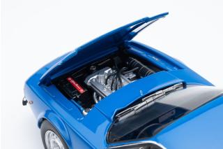 Alfa Romeo Junior Zagato 1969 - Blu Medio Limitiert auf 1000 Stück Norev 1:18 Metallmodell 2 Türen, Motorhaube und Kofferraum zu öffnen!