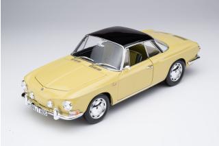 Volkswagen Karmann Ghia Typ 34 Manila yellow / black top \"Limited 1000 pieces\" - Sticker on the box Norev 1:18 Metallmodell 2 Türen, Kofferraum und Motorhaube  zu öffnen!