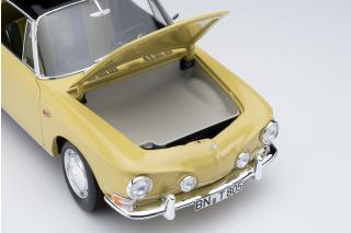 Volkswagen Karmann Ghia Typ 34 Manila yellow / black top \"Limited 1000 pieces\" - Sticker on the box Norev 1:18 Metallmodell 2 Türen, Kofferraum und Motorhaube  zu öffnen!