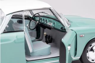 Volkswagen Karmann Ghia Typ 34 Pacific green / white roof Limitiert auf 1000 Stück Norev 1:18 Metallmodell 2 Türen, Motorhaube und Kofferraum zu öffnen!