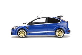 Ford Focus MK2 RS Le Mans Blue 2010 OttO mobile 1:18 Resinemodell (Türen, Motorhaube... nicht zu öffnen!)